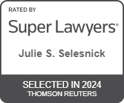 Julie Selesnick super lawyers badge
